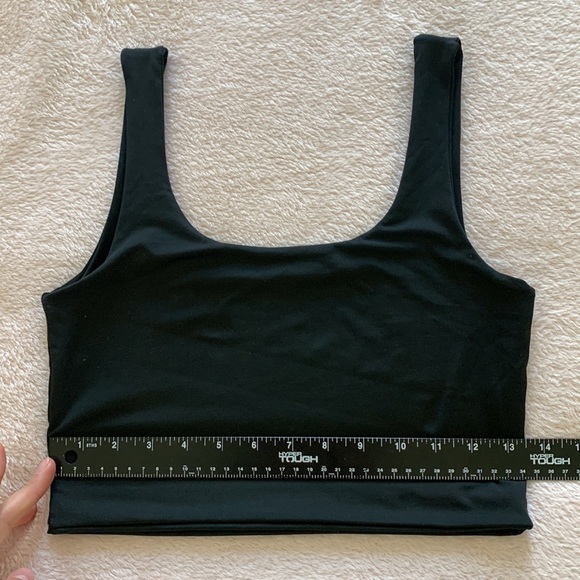 Tan Beige Natural Classy Crop top / Short sleeves tank top - Picture 5 of 6